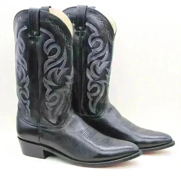 Dan Post Milwaukee DP 2110 Men’s Black Boots Size US 11.5 D - Picture 2 of 11